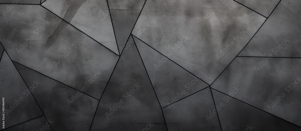 Poster an abstract vintage style wallpaper with a dark old black background texture and gray concrete desig