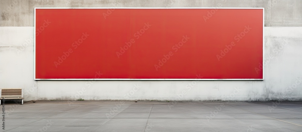 Poster a spacious billboard on a street wall showcasing banners with ample copy space for you to include yo