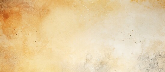 A textured beige paper background with spots providing a blank copy space image in shades of beige yellow and brown