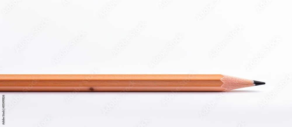 Poster copy space image of a pencil on a clean white background