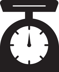 Weight scale sign and symbol, Kitchen scales vector icon