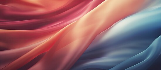 Fototapeta premium A background image featuring a copy space with a textile fabric made of a blend of polyester and cotton