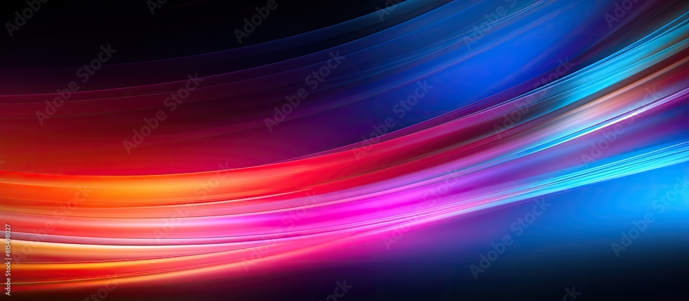 Poster colorful lines create a light abstract gradient motion blurred background giving the image a texture