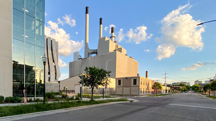 Fototapeta premium Downtown Photos at Golden Hour