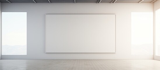 An empty space is available within a frame where ideas and creativity can be freely expressed and conceptualized. Creative banner. Copyspace image