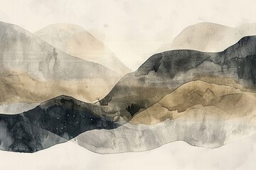 Abstract minimalist nordic vibrant wallpaper, design, decor style that captures the essence of art, with bold brushstrokes and a dynamic color palette. Great as poster, card, frame inspiration