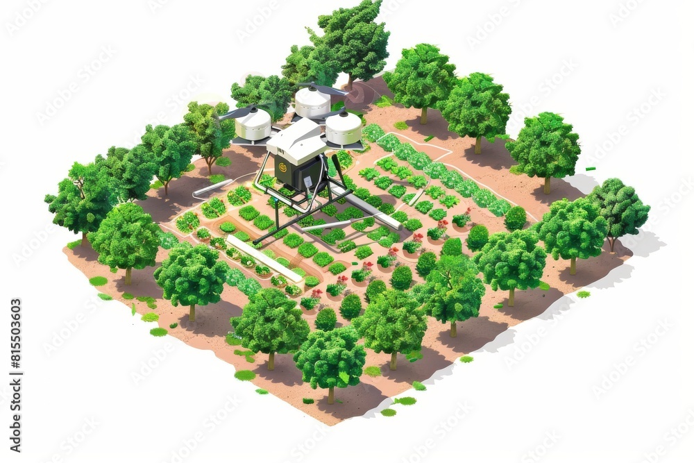 Poster remote monitoring enhances smart drone and agricultural drone operations in fields, focusing on prec
