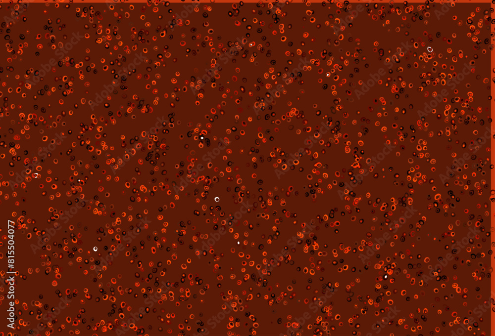 Poster light red vector backdrop with dots.