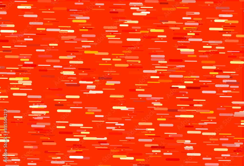 Poster light red, yellow vector texture with colorful lines.