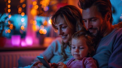 Red-Haired Family Enjoying Cozy Indoor Time Together