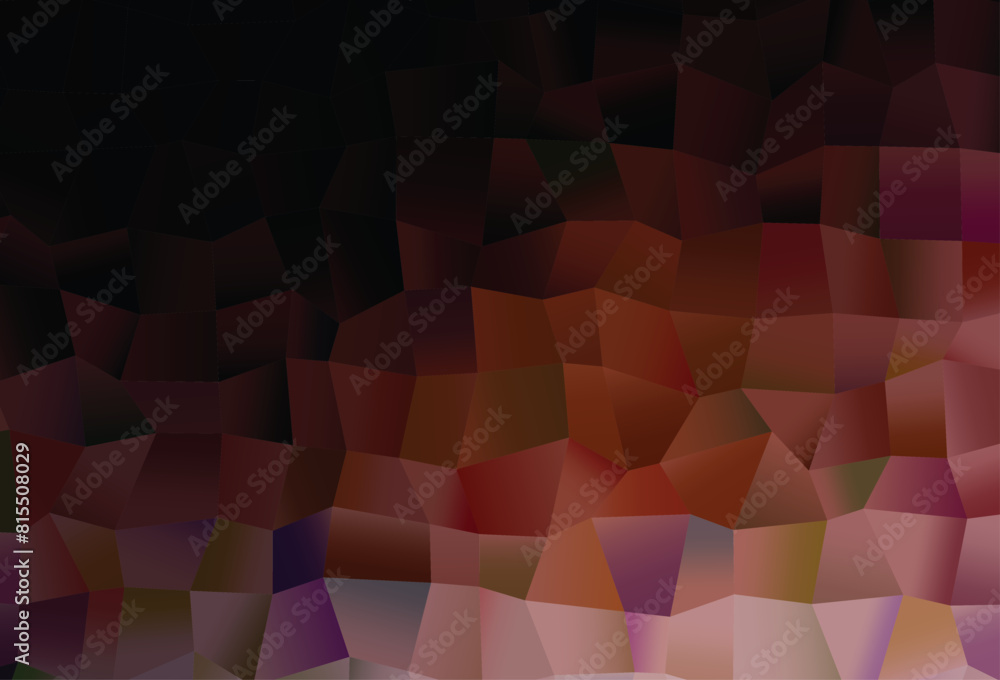 Poster dark red vector texture with rectangular style.