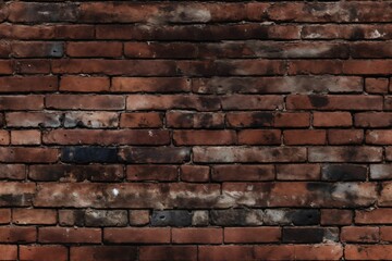 Obraz premium old brick wall brown color for background or texture
