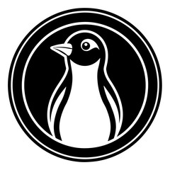 penguin on a white background