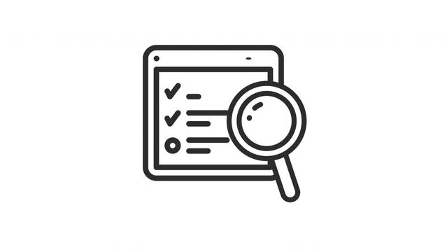 searching icon animation