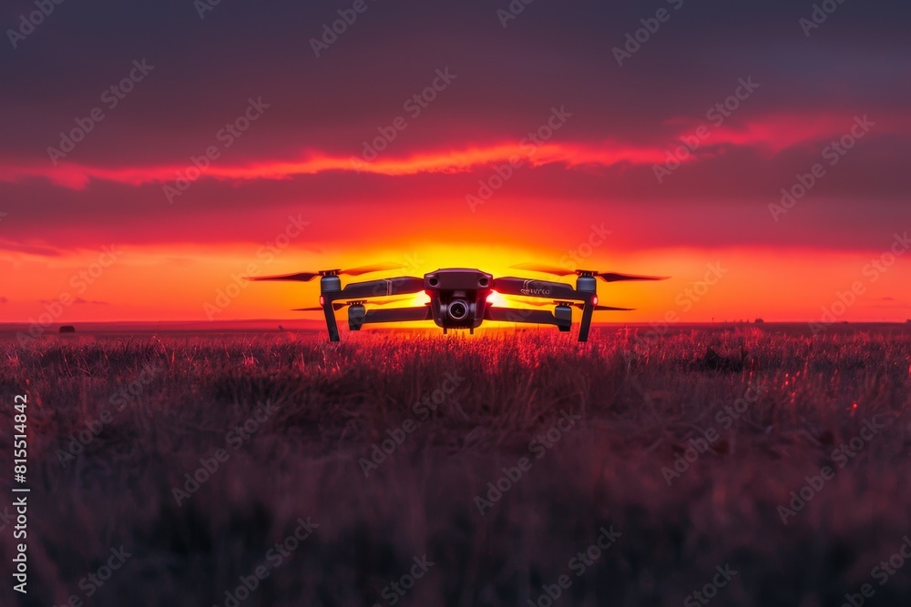 Poster farming automation technology in smart agriculture operations uses wirless crop management with adva