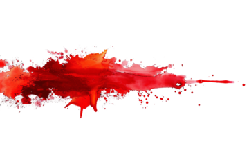 blood or paint splatters isolated on white background,graphic resources,halloween concept	
