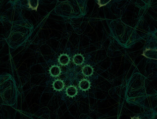 Imaginatory fractal abstract background Image