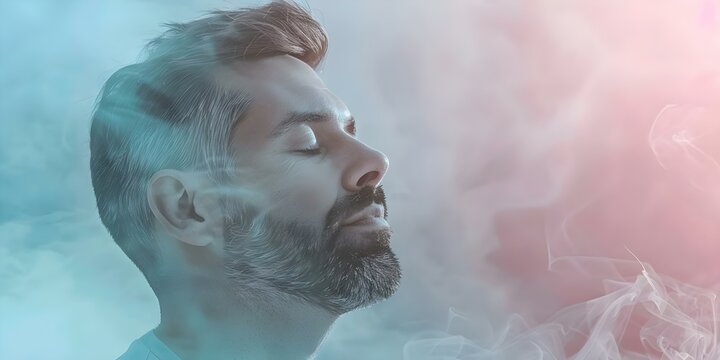 Man healing inner child trauma through IFS therapy. Concept Inner Child Healing, IFS Therapy, Trauma Recovery, Personal Growth, Emotional Well-being