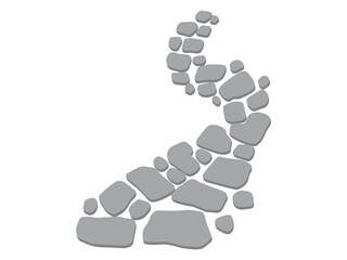 Rock Path texture Background illustration