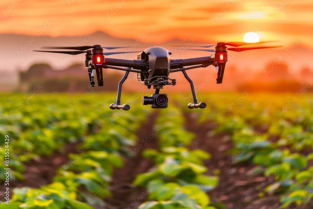 Poster agricultural crop protection benefits from structured precision pesticide applications via drones, u