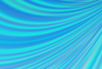 Light BLUE vector background with liquid shapes.