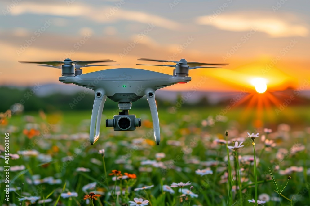 Poster structured precision and sensoric technology in agricultural drones optimize pesticide applications 