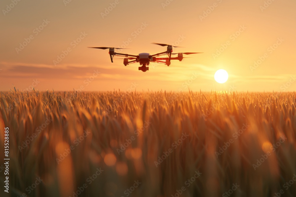 Poster agricultural drones enhance crop protection through structured precision and advanced sensoric techn