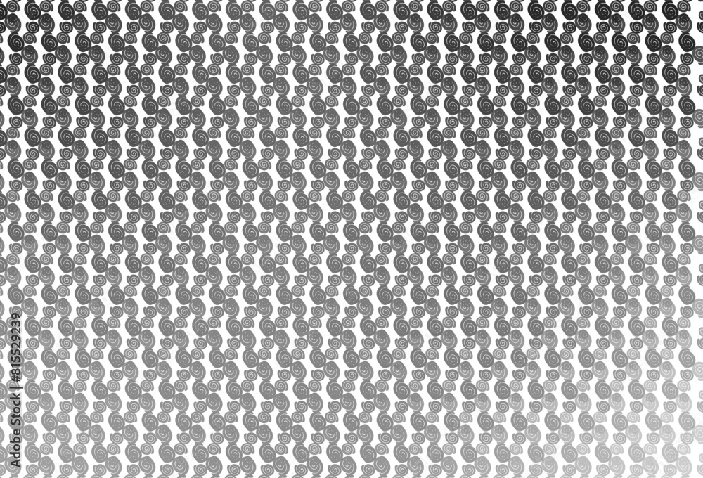 Poster light silver, gray vector pattern with bubble shapes.