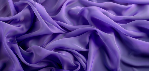 Fototapeta premium Subtle pale violet fabric on widescreen display.