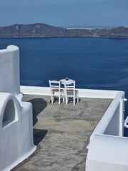 Caldera view in Santorini