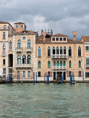 Facades in Gran Canal, Venice