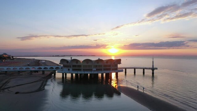Lignano Sabbiadoro in Italy, Europe during summer.