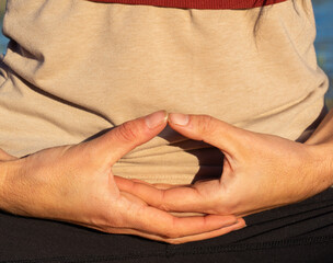 Meditative Hand Gesture: Dhyana Mudra
