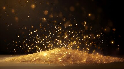 christmas lights background Generative Ai 