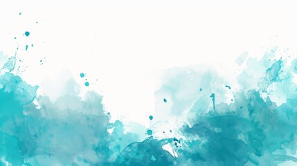 Abstract blue watercolor paint background