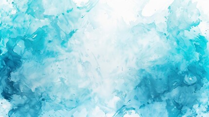 Fototapeta premium Abstract blue watercolor paint background