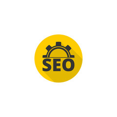 SEO icon isolated on transparent background