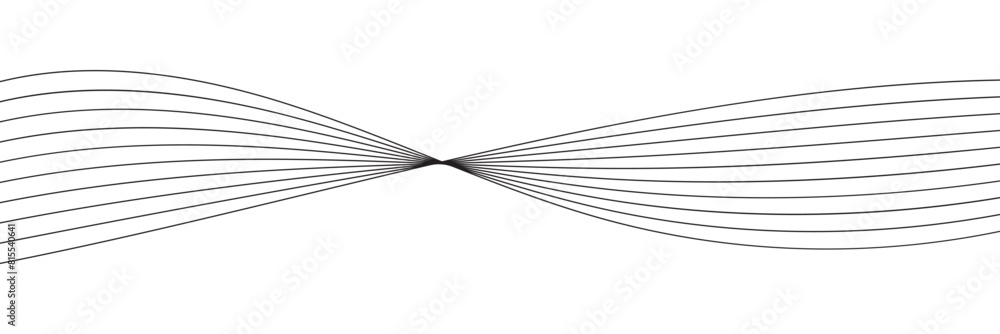 Poster abstract wave element for design. digital frequency track equalizer. stylized line art background. m