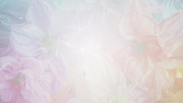 美しい花模様 幻影 パーティクル BG143 01