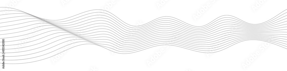 Aufkleber curve wave seamless pattern. abstract wave element for design. modern abstract background. futuristi