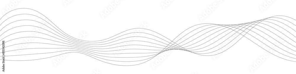 Poster abstract grey, white smooth element swoosh speed wave modern stream transparent background. abstract