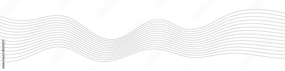 Aufkleber abstract grey, white smooth element swoosh speed wave modern stream transparent background. abstract