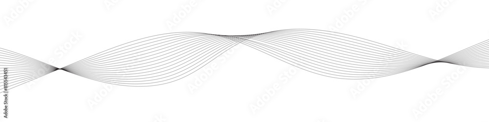 Aufkleber abstract grey, white smooth element swoosh speed wave modern stream transparent background. curve wa