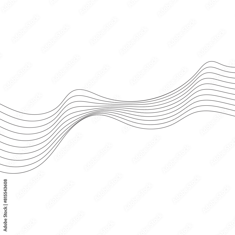 Poster abstract wave digital element for design. black and grey digital wavy dot, twisted wave line and hal