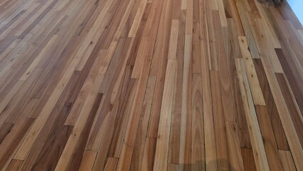 Sanded Wooden Floor in a Room
