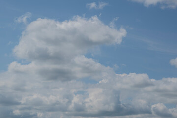 Close Up Background Of Clouds At Diemen The Netherlands 5-5-2024