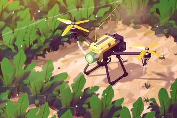 Remote sensing in agriculture utilizes smart drones and automated farm equipment for quality crop inspection and effective treatment