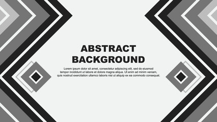 Abstract Grey Background Design Template. Abstract Banner Wallpaper Vector Illustration. Abstract Grey Design