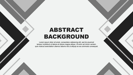Abstract Grey Background Design Template. Abstract Banner Wallpaper Vector Illustration. Abstract Grey Illustration