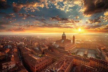 Showcasing the Great Cityscape of Bologna, Italy